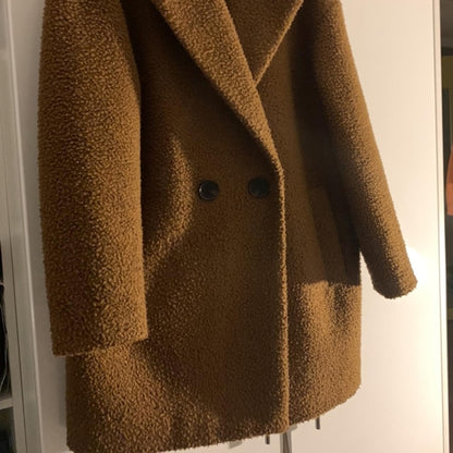 Preloved mustard warm coat by M&amp;S