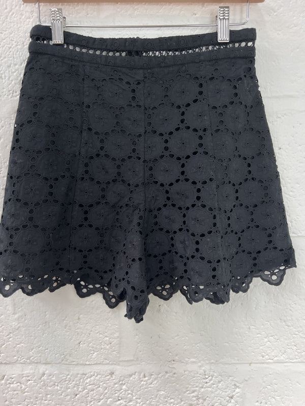 Preloved Zimmerman Black broderie short