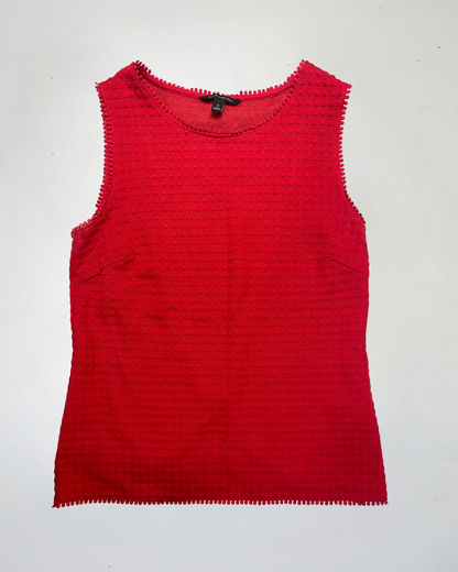 second hand Banana Republic Red Open Back Top in Size S  7 OWNI