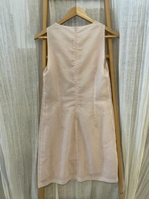 Preloved Mod Style Retro Pale pink Mini Dress