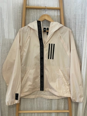 Preloved Pink cropped windbreaker