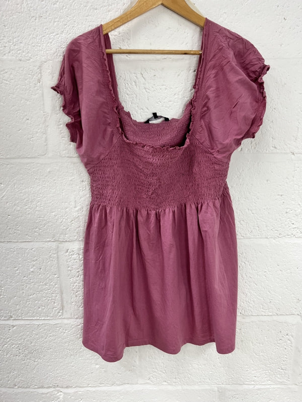 Preloved Dusky Pink Top in Size 20