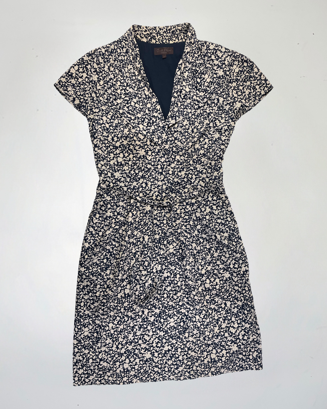 second hand Great Plains Floral Print Shift Dress 10 OWNI