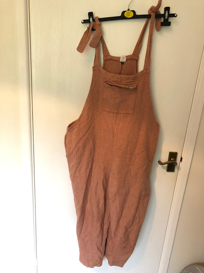 Preloved Herringbone dungarees