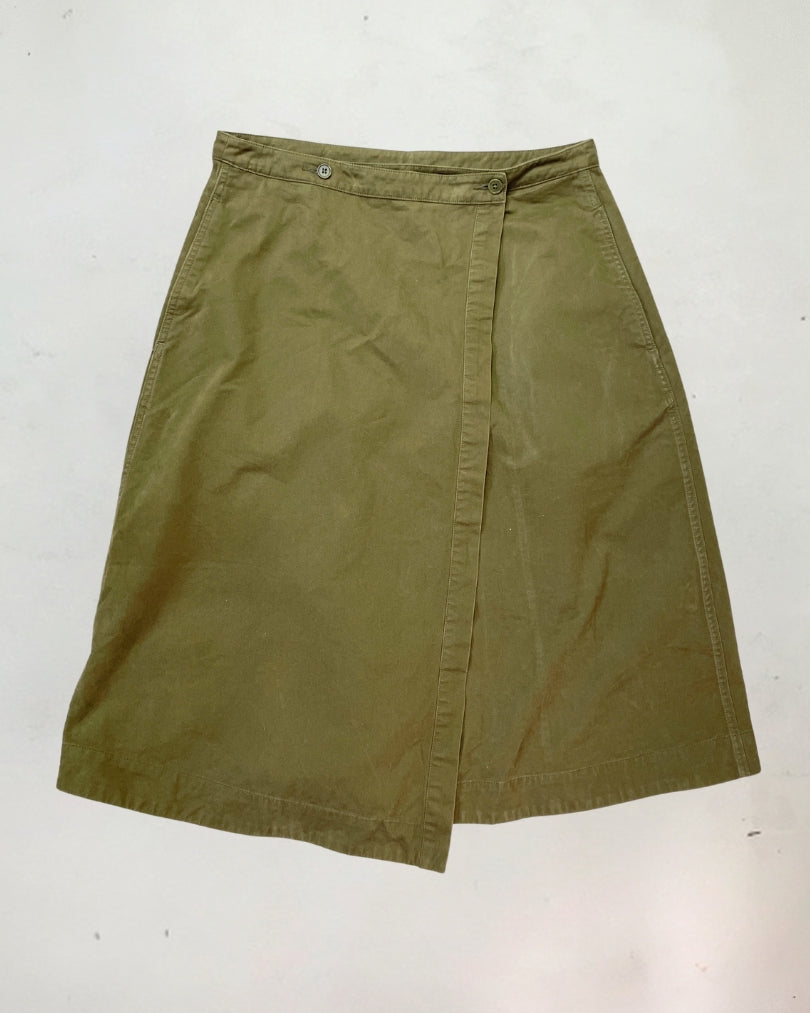 second hand Armedangels Green Wrap Skirt 15 OWNI