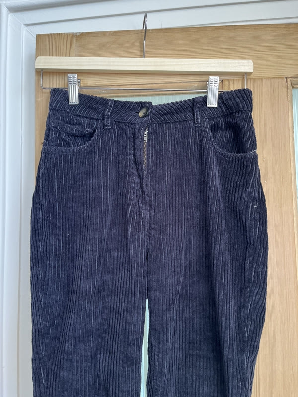 Preloved American Vintage - navy corduroy trousers