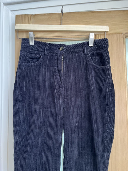 Preloved American Vintage - navy corduroy trousers