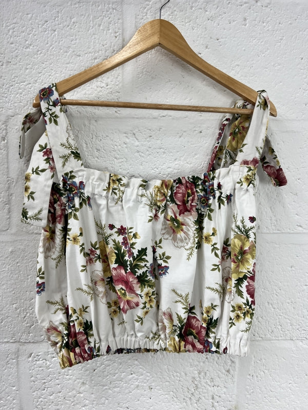 Preloved Floral Tube Top