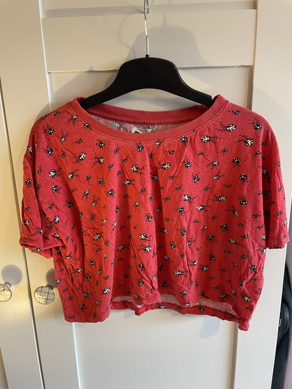 Preloved Red cropped T-shirt