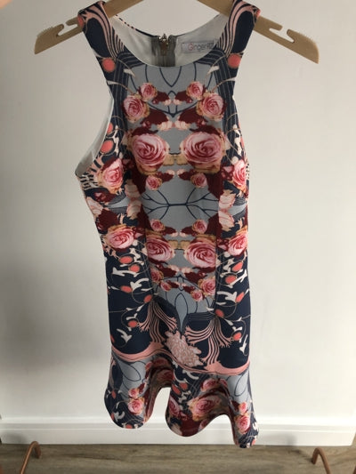 Preloved Printed scuba dress