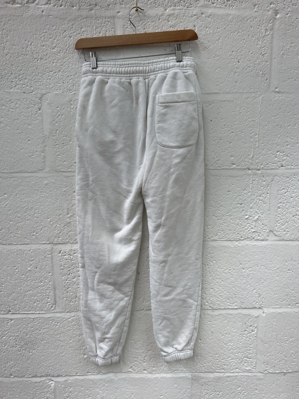 Preloved Ninety percent Organic cotton track pants white