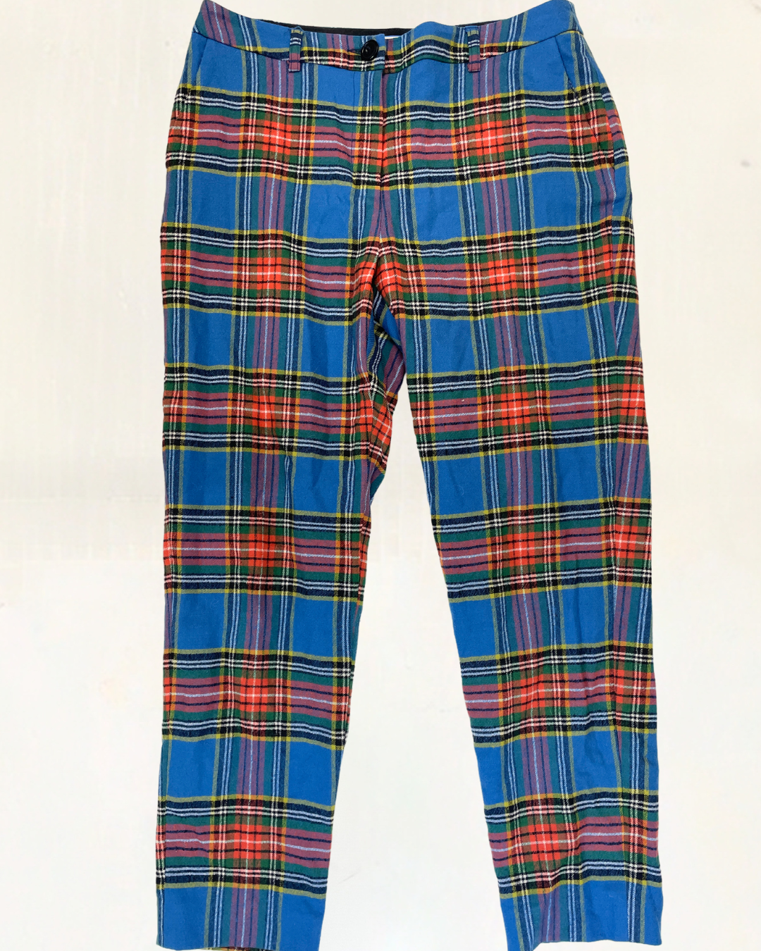 second hand Boden Tartan Seasonal Capri Length Trousers  15 OWNI