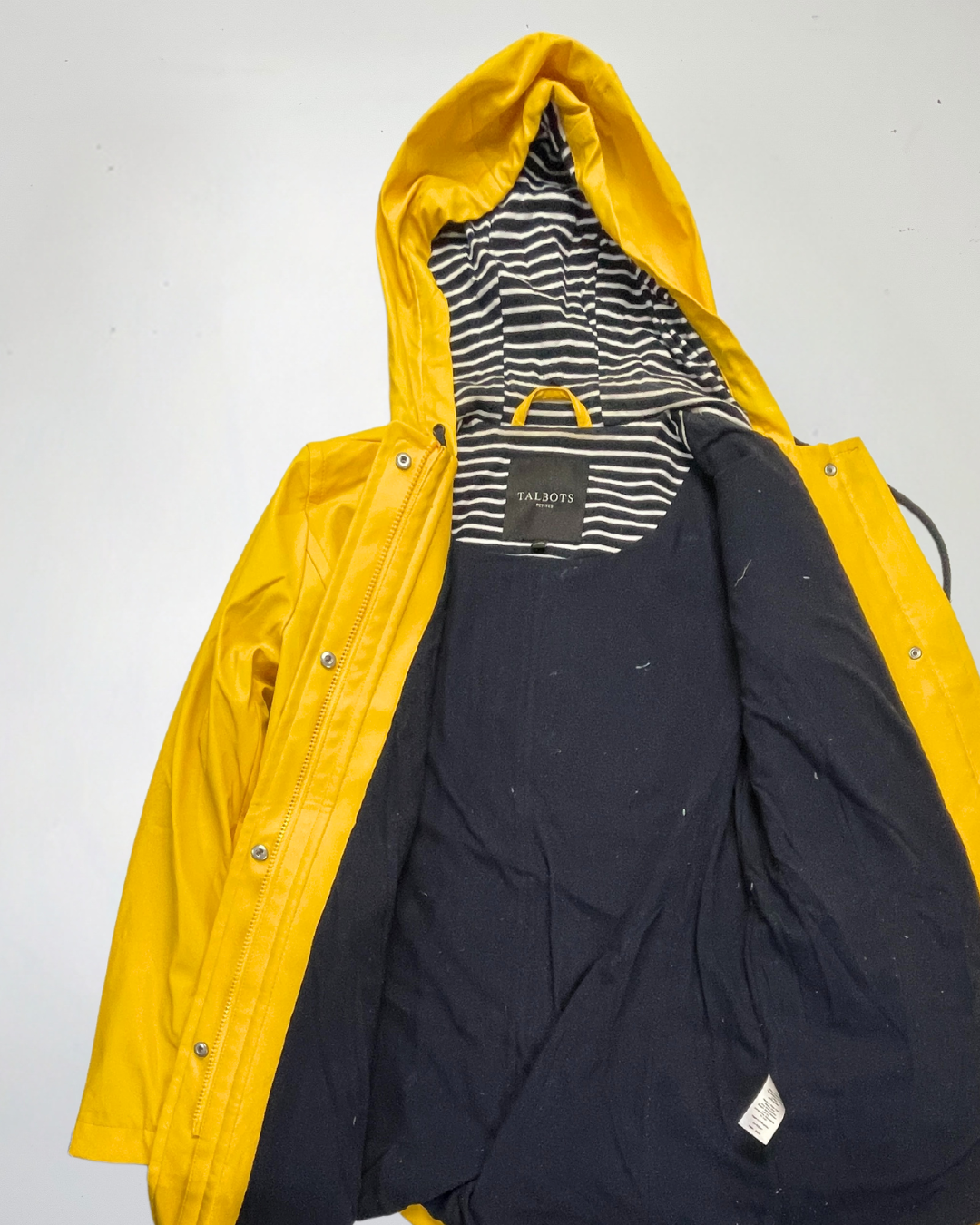 second hand Talbots Yellow Rain Jacket in Size S (petite) 50 OWNI