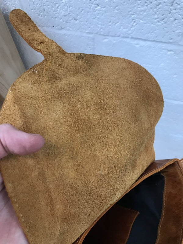 Preloved Ehiopian Leather Satchel