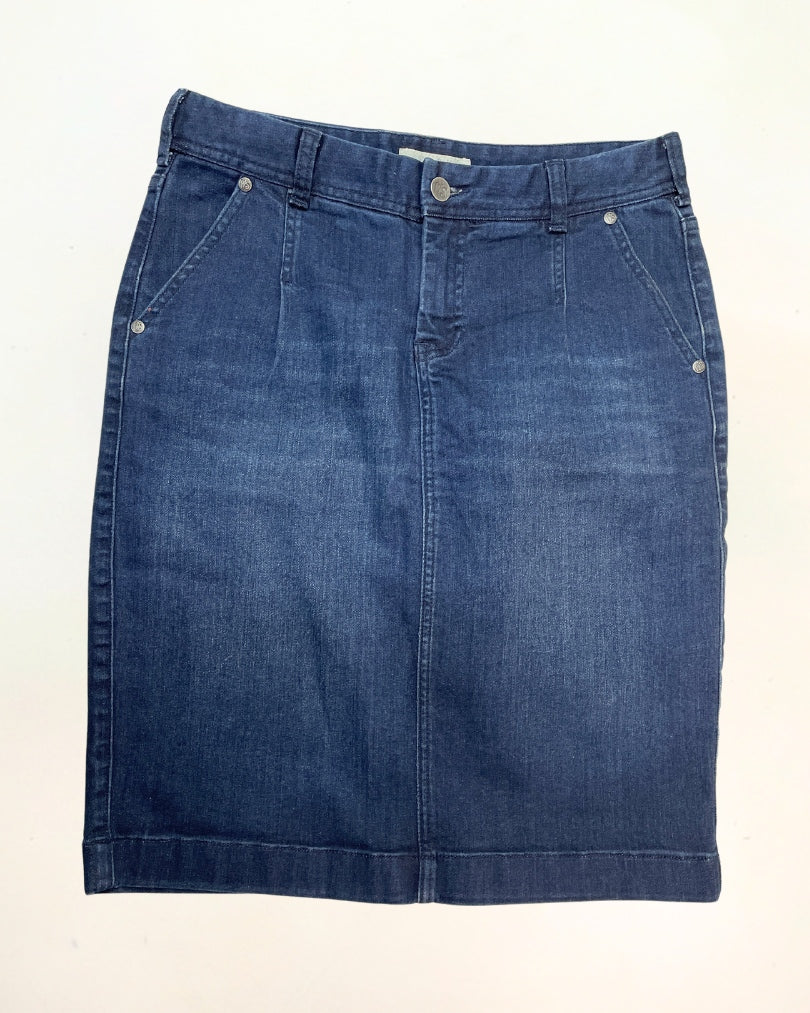 second hand White Stuff Denim Midi Skirt 8 OWNI