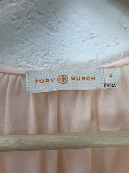 Preloved Tory Burch Sleeveless peach silk blouse