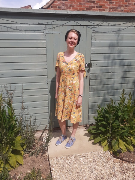 Preloved Yellow floral summer dress