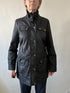 second hand F&F 3/4 length wax belted jacket 20 OWNI