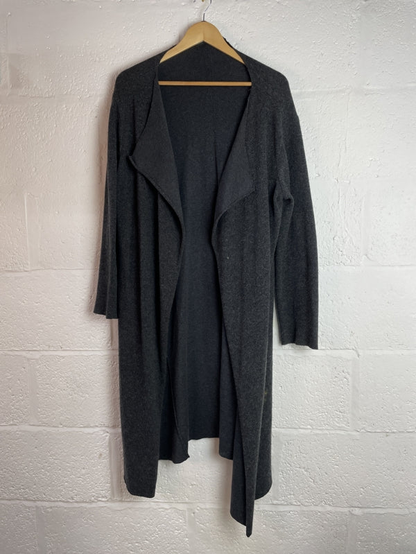Preloved Grey Wooly Coat