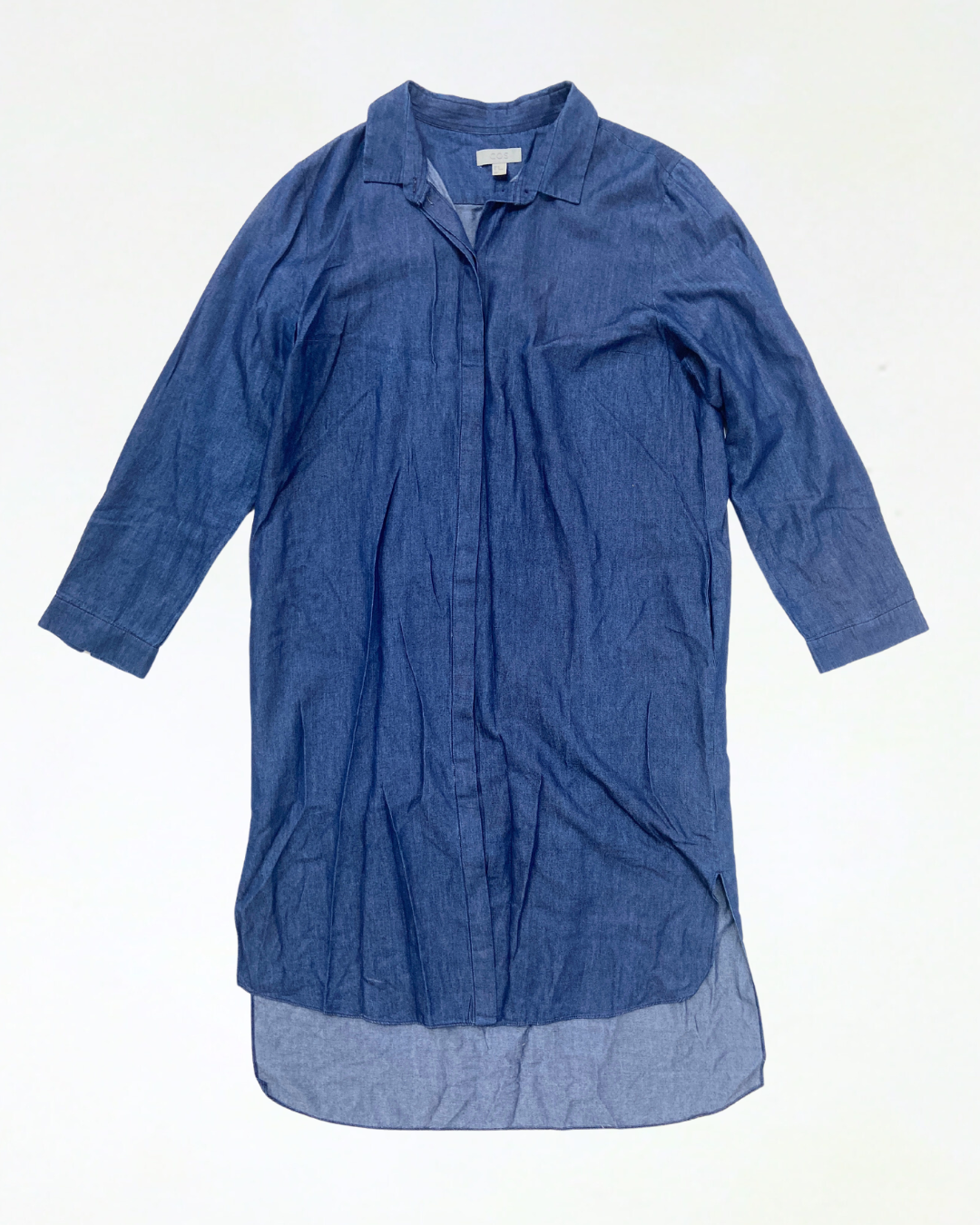 COS Denim Longline Shirt
