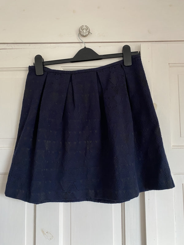 Preloved Patterned mini skirt