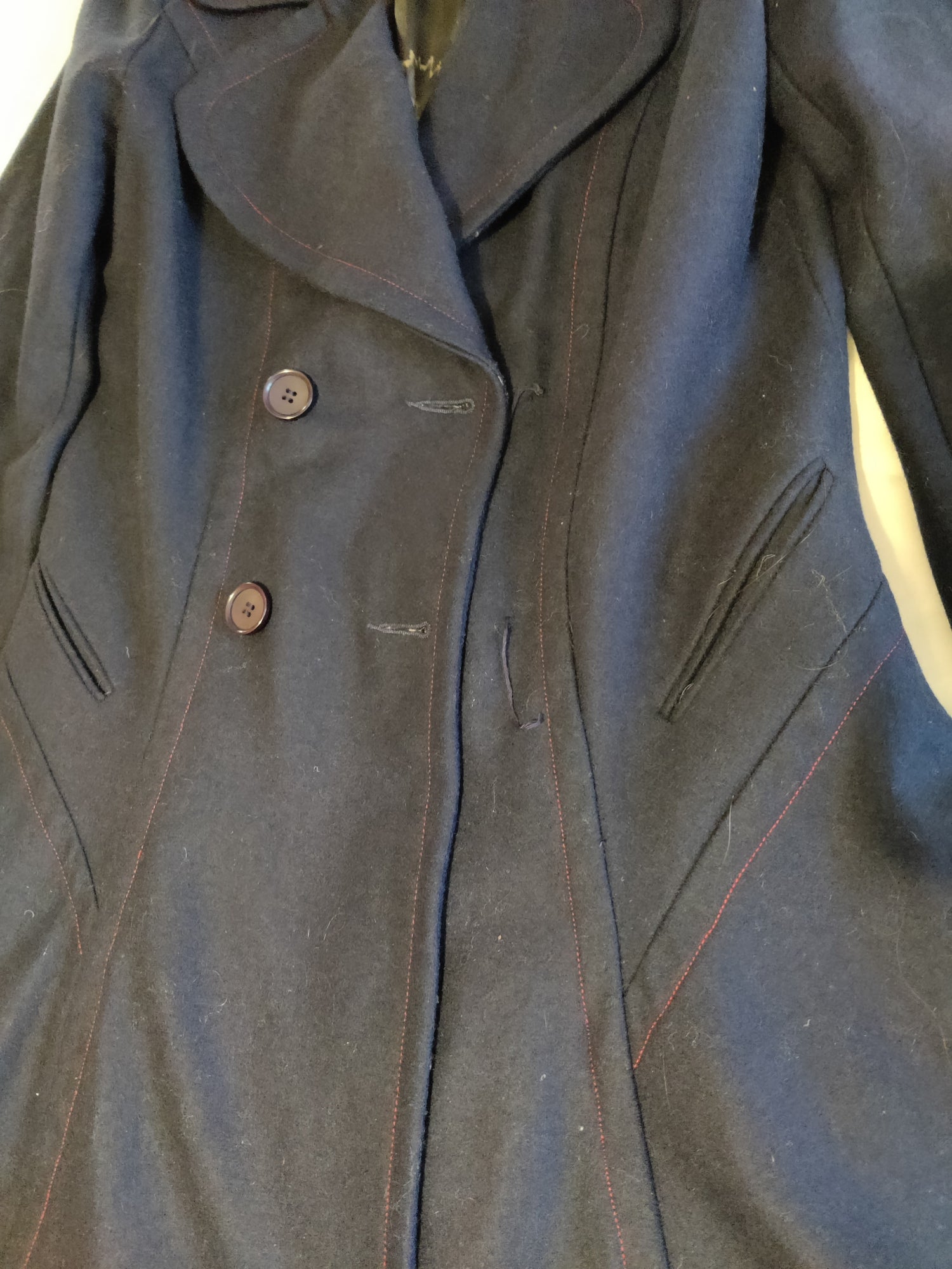 Preloved Navy frock coat