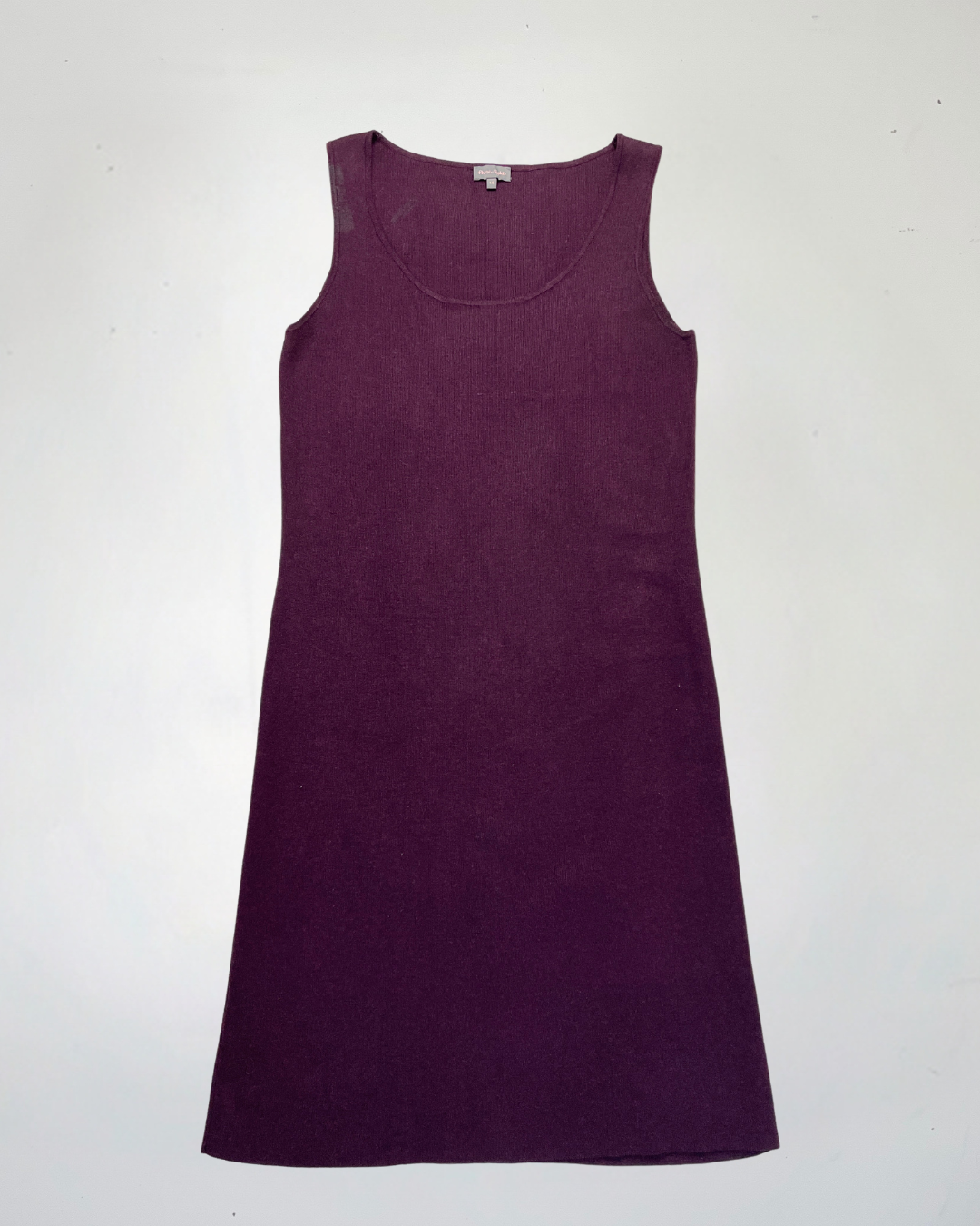 second hand Phase Eight Purple Scoop Neck Sleeveless Jersey Dress in Size 14 5 OWNI