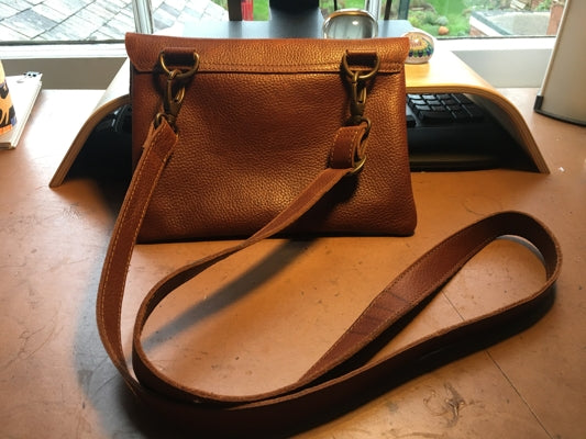 Preloved Small leather satchel