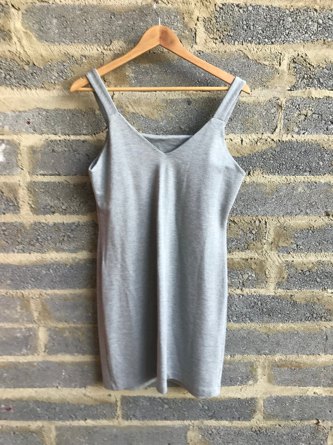 Preloved Grey Dress with Detachable Top