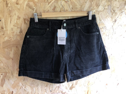 Preloved Ghanda Black Cord Shorts