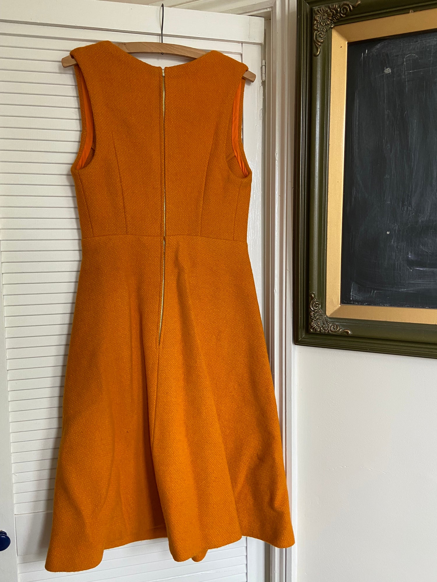 Preloved Orange woollen dress
