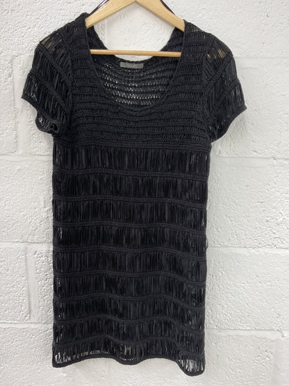Preloved Black Knitted Dress in size