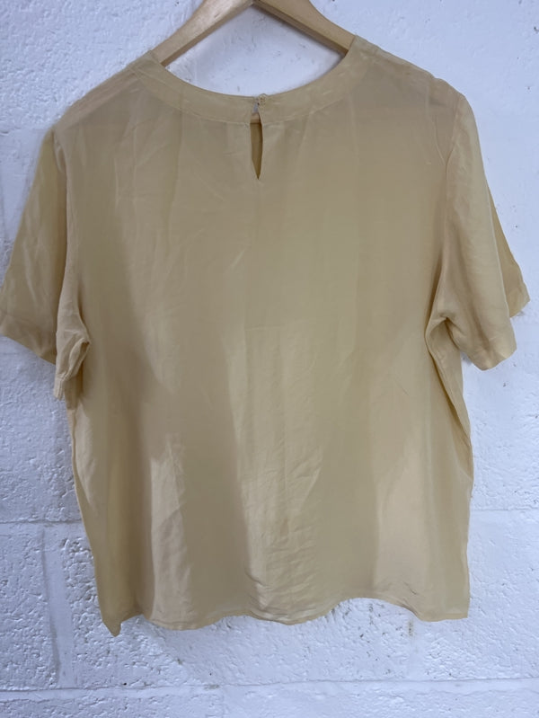 Preloved Silky Yellow Top