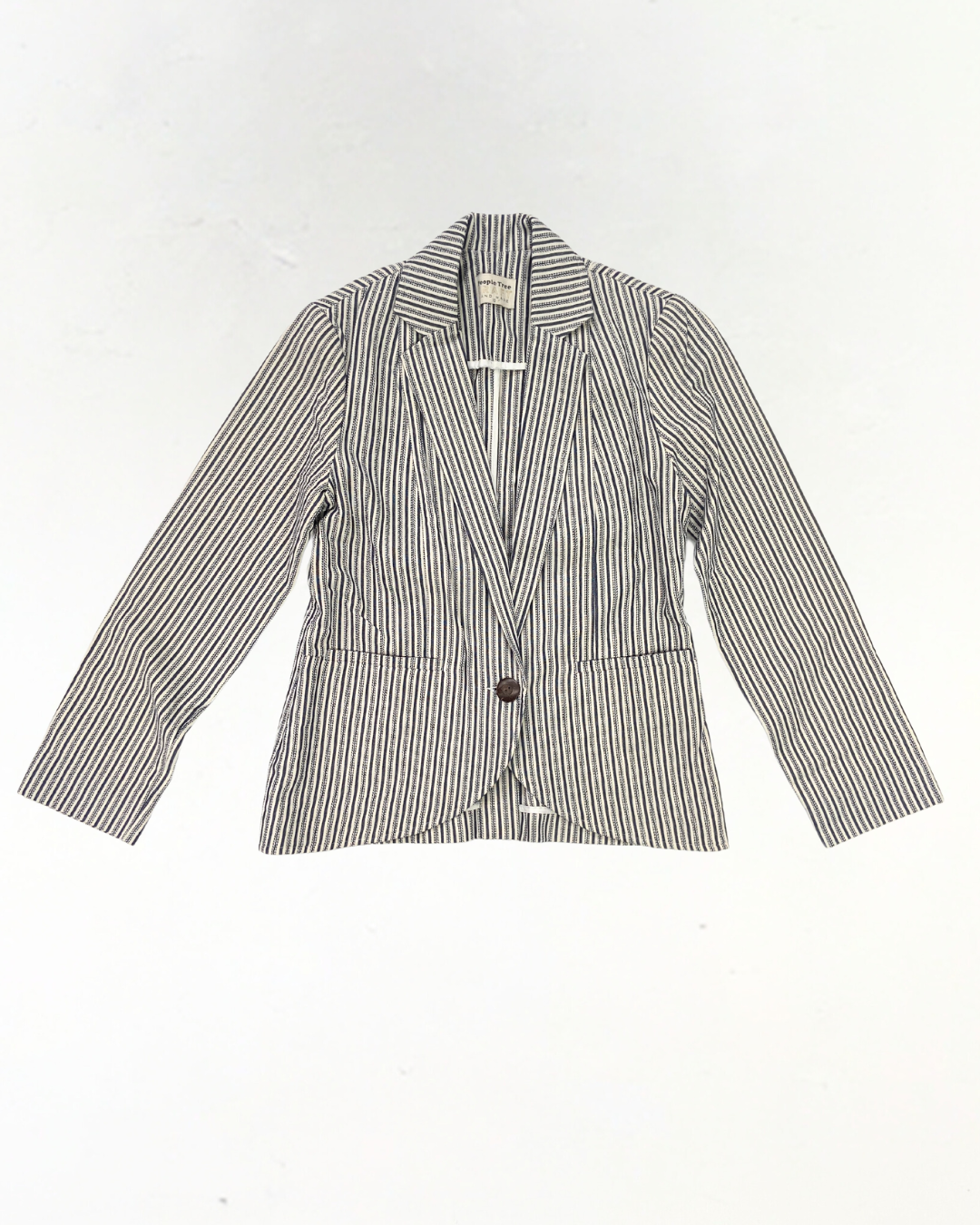People Tree Striped Cotton Suit